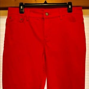 Not Your Daughter’s Jeans in vibrant red
